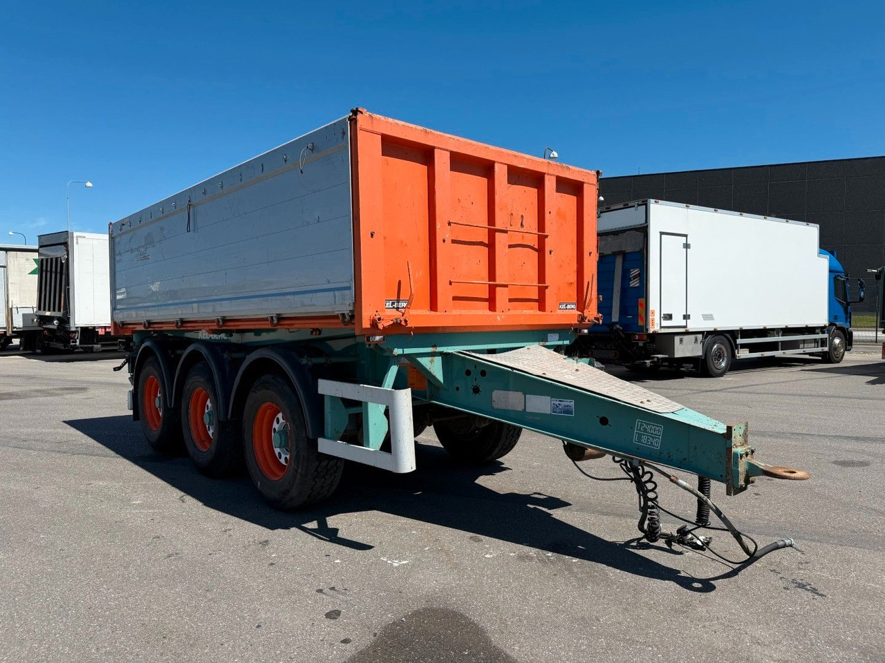 Kel-Berg 24 t. 3 axle T490K Tipper / Kipper - Trailer jungkit: gambar 2 Kel-Berg 24 t. 3 axle T490K Tipper / Kipper - Trailer jungkit: gambar 2