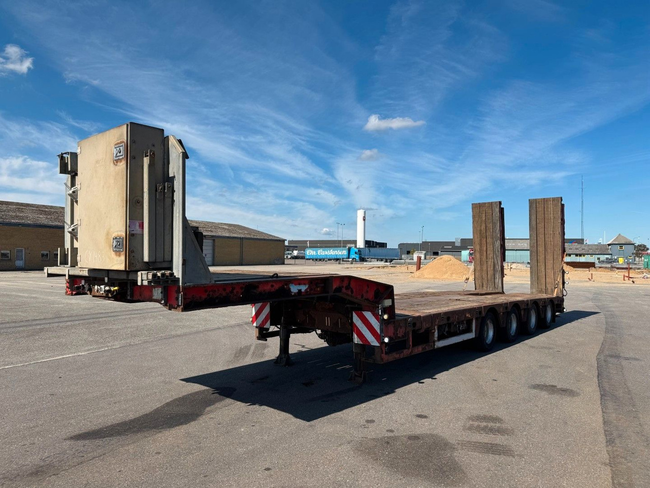 Kel-Berg Faymonville 4 axle Ausziehbar Tieflader - Semi-trailer low bed: gambar 1 Kel-Berg Faymonville 4 axle Ausziehbar Tieflader - Semi-trailer low bed: gambar 1