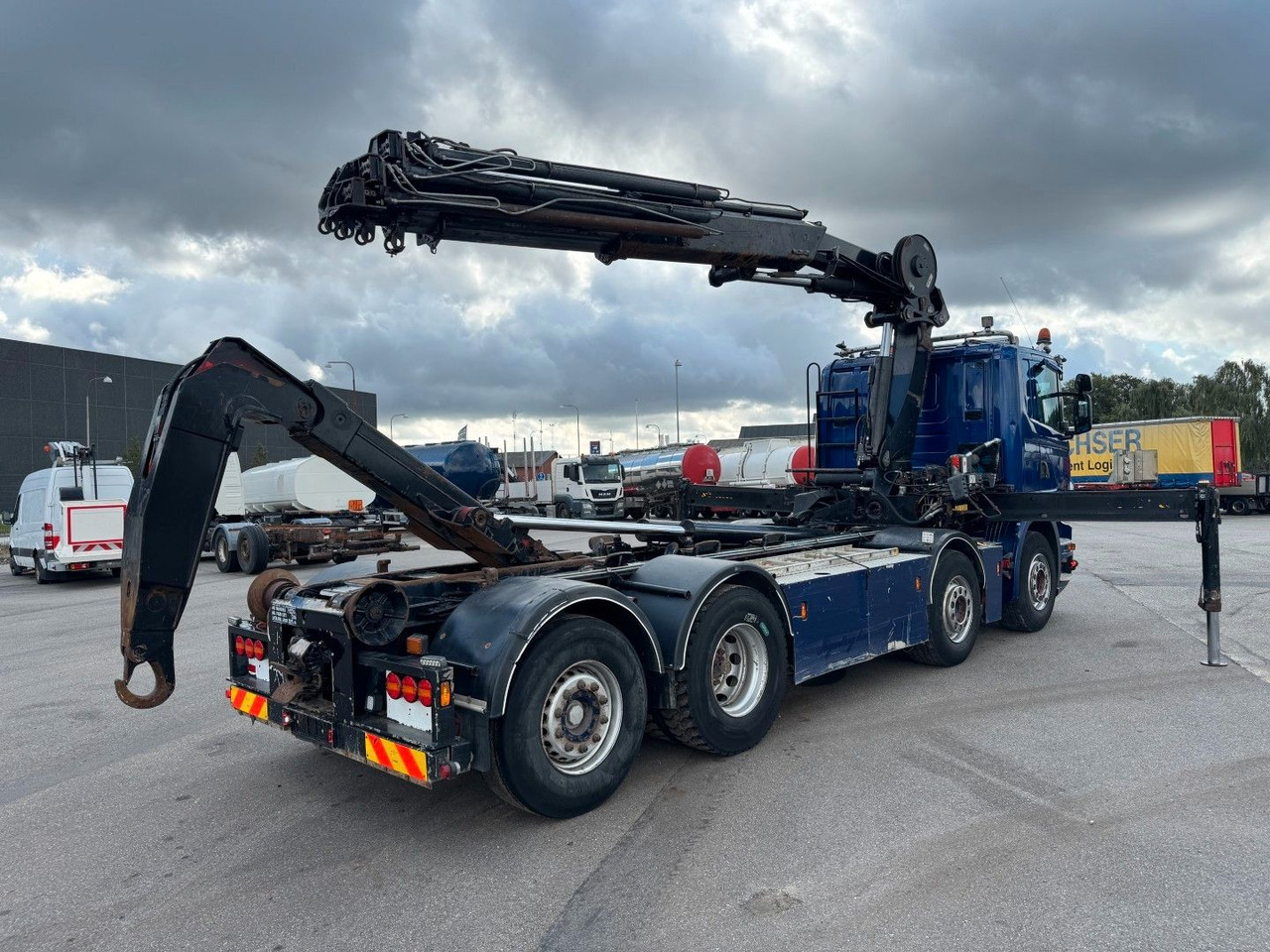 Scania G480 8x2*6 Hakenlift / Hiab 244 EP-5 Hipro - Truk derek: gambar 3 Scania G480 8x2*6 Hakenlift / Hiab 244 EP-5 Hipro - Truk derek: gambar 3
