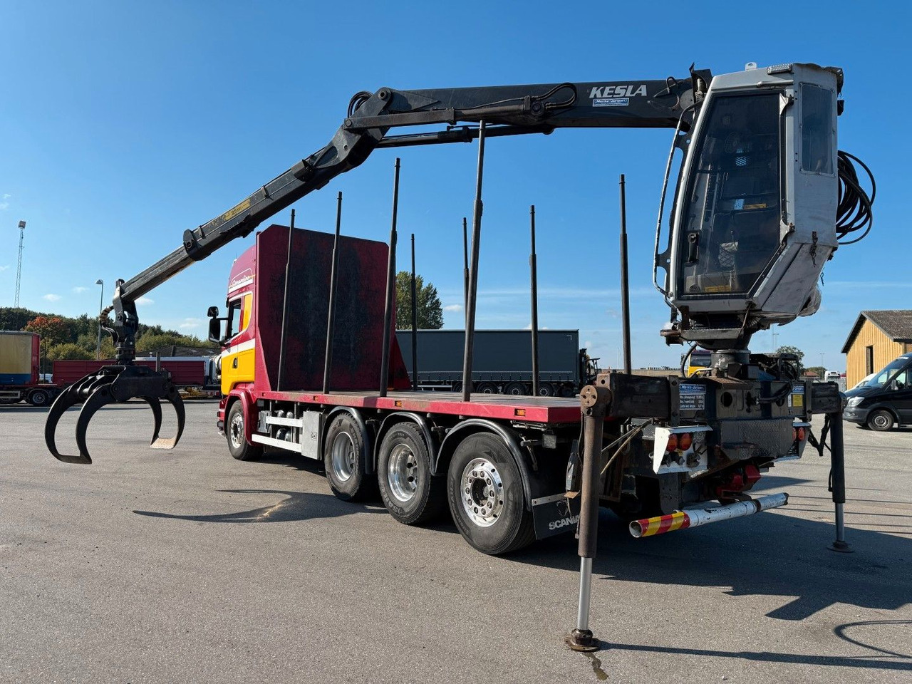 Scania R580 V8 8x4*4 Crane Kesla 21127 / Woodtransport - Truk derek: gambar 4 Scania R580 V8 8x4*4 Crane Kesla 21127 / Woodtransport - Truk derek: gambar 4