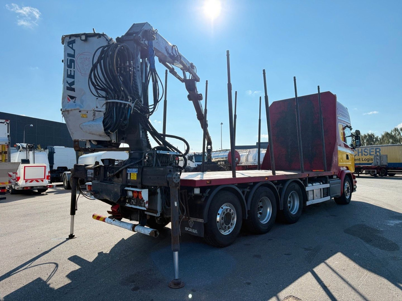 Scania R580 V8 8x4*4 Crane Kesla 21127 / Woodtransport - Truk derek: gambar 3 Scania R580 V8 8x4*4 Crane Kesla 21127 / Woodtransport - Truk derek: gambar 3