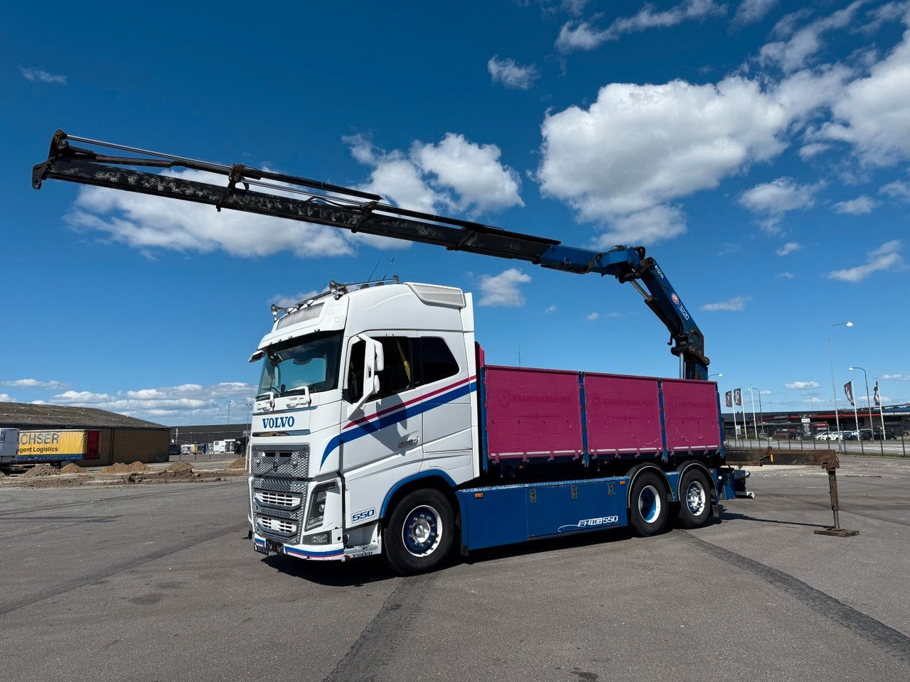 Volvo FH 16.550 6x24 / Crane HMF 3220K4 Euro 6 - Truk derek: gambar 1 Volvo FH 16.550 6x24 / Crane HMF 3220K4 Euro 6 - Truk derek: gambar 1