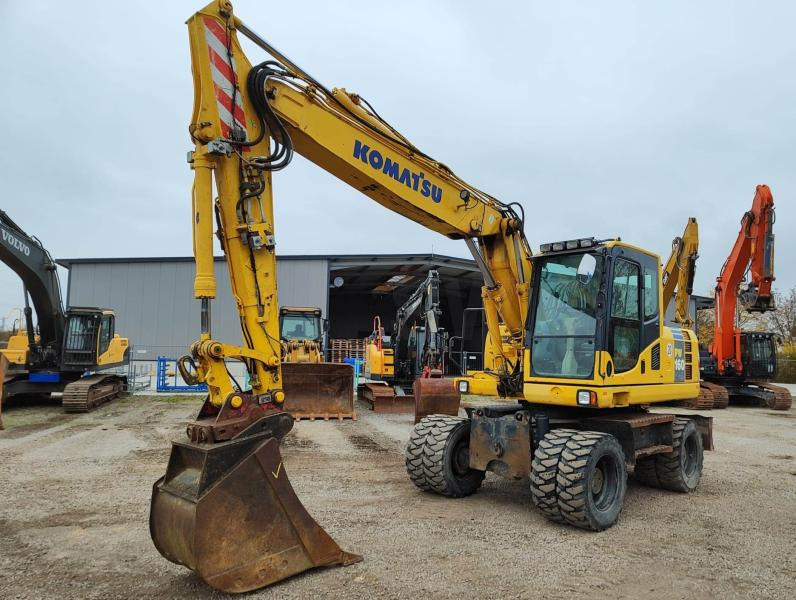 Komatsu PW160-8 - Ekskavator roda: gambar 2 Komatsu PW160-8 - Ekskavator roda: gambar 2