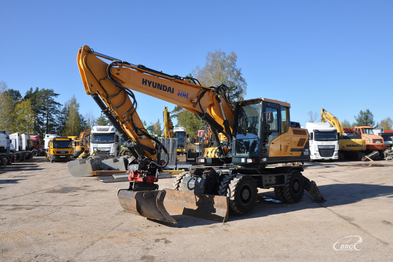 Hyundai HW160 - Ekskavator roda: gambar 1 Hyundai HW160 - Ekskavator roda: gambar 1