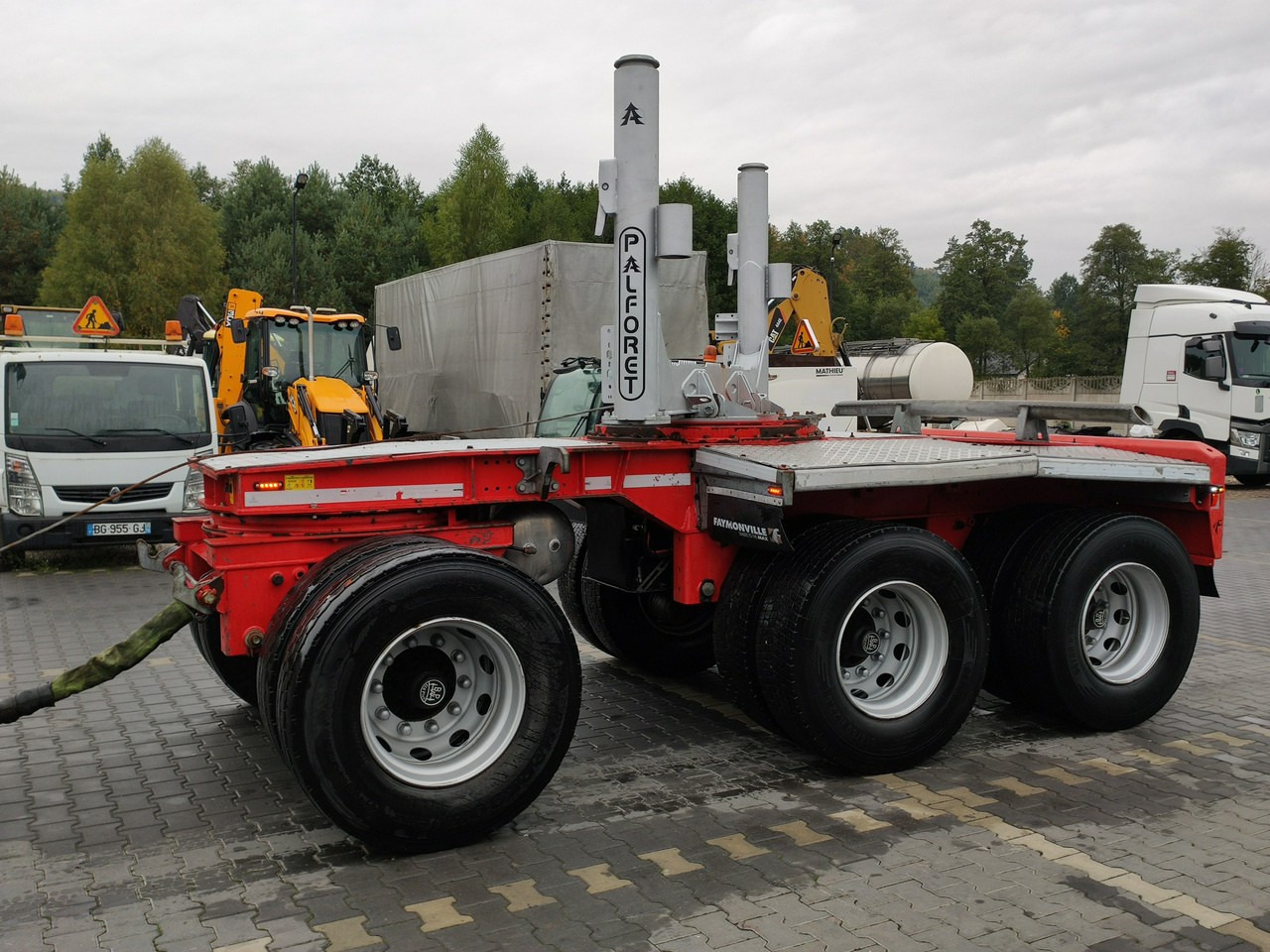 Faymonville Wózek 3-Osie FlexMAX 12T Do drzewa Do drewna Do Lasu 2019/2020r - Trailer pengangkut kayu: gambar 5 Faymonville Wózek 3-Osie FlexMAX 12T Do drzewa Do drewna Do Lasu 2019/2020r - Trailer pengangkut kayu: gambar 5