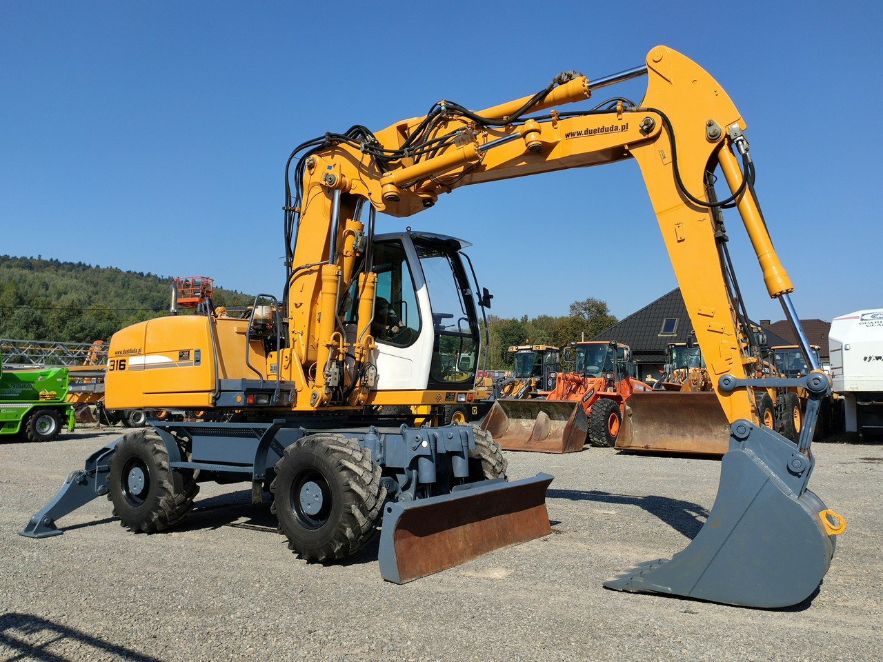 Ekskavator roda Liebherr A316 Maszyna po Pełnym Tulejowaniu Bez Luzów i Wycieków: gambar 7