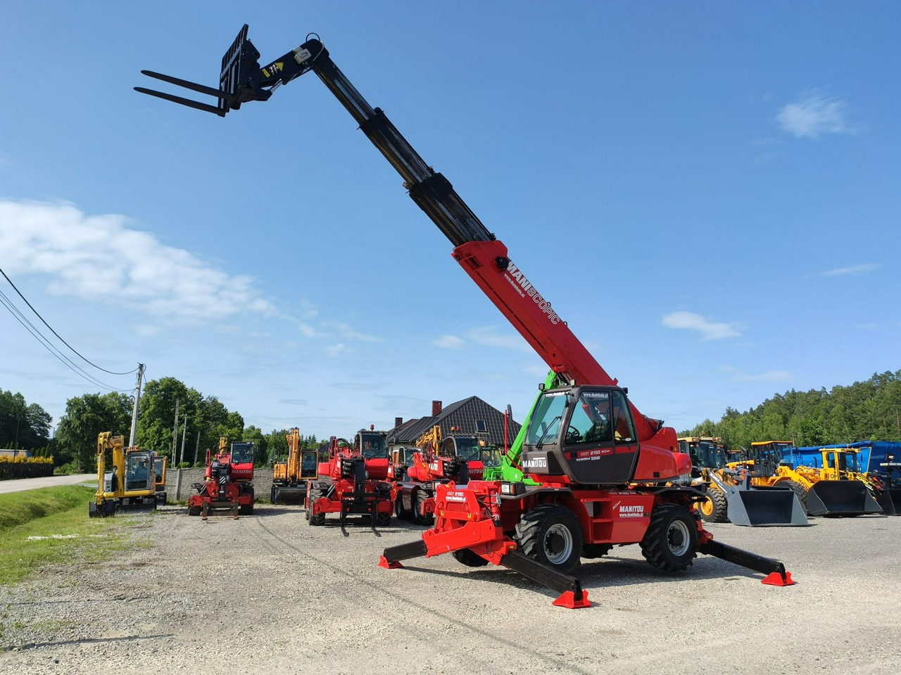 Manitou MRT 2150 ROTO Ładowarka Teleskopowa Obrotowa 2550 1850 1840 - Telehandler: gambar 2 Manitou MRT 2150 ROTO Ładowarka Teleskopowa Obrotowa 2550 1850 1840 - Telehandler: gambar 2