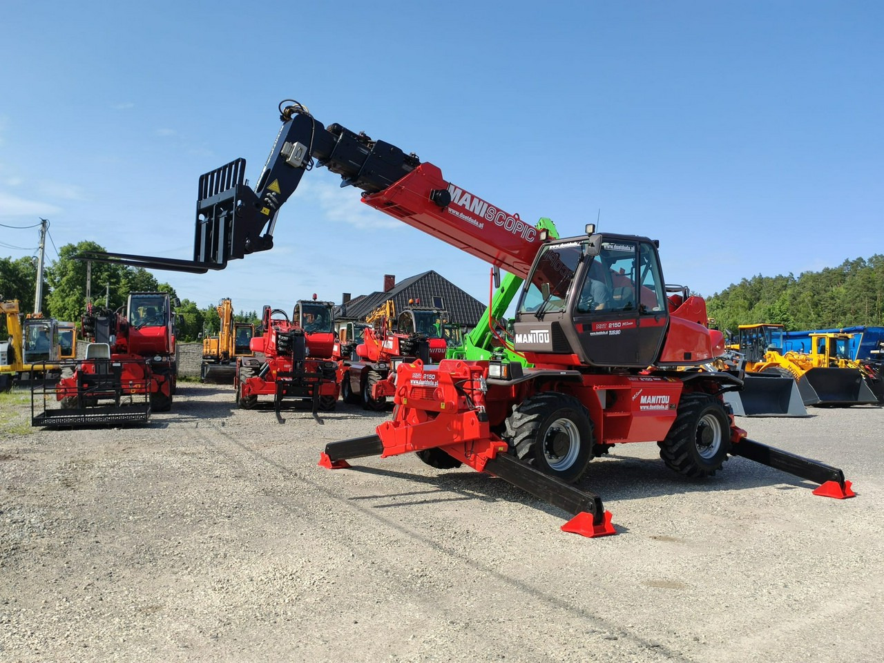 Manitou MRT 2150 ROTO Ładowarka Teleskopowa Obrotowa 2550 1850 1840 - Telehandler: gambar 1 Manitou MRT 2150 ROTO Ładowarka Teleskopowa Obrotowa 2550 1850 1840 - Telehandler: gambar 1