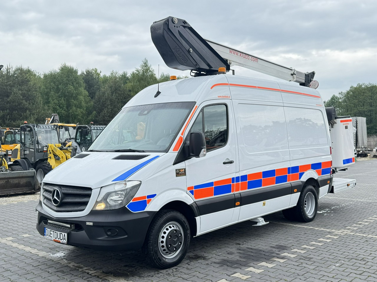 Mercedes Sprinter Zwyżka Podnośnik Koszowy KLUBB K42P UDT WUMAG GSR - Platform udara yang dipasang di truk: gambar 2 Mercedes Sprinter Zwyżka Podnośnik Koszowy KLUBB K42P UDT WUMAG GSR - Platform udara yang dipasang di truk: gambar 2
