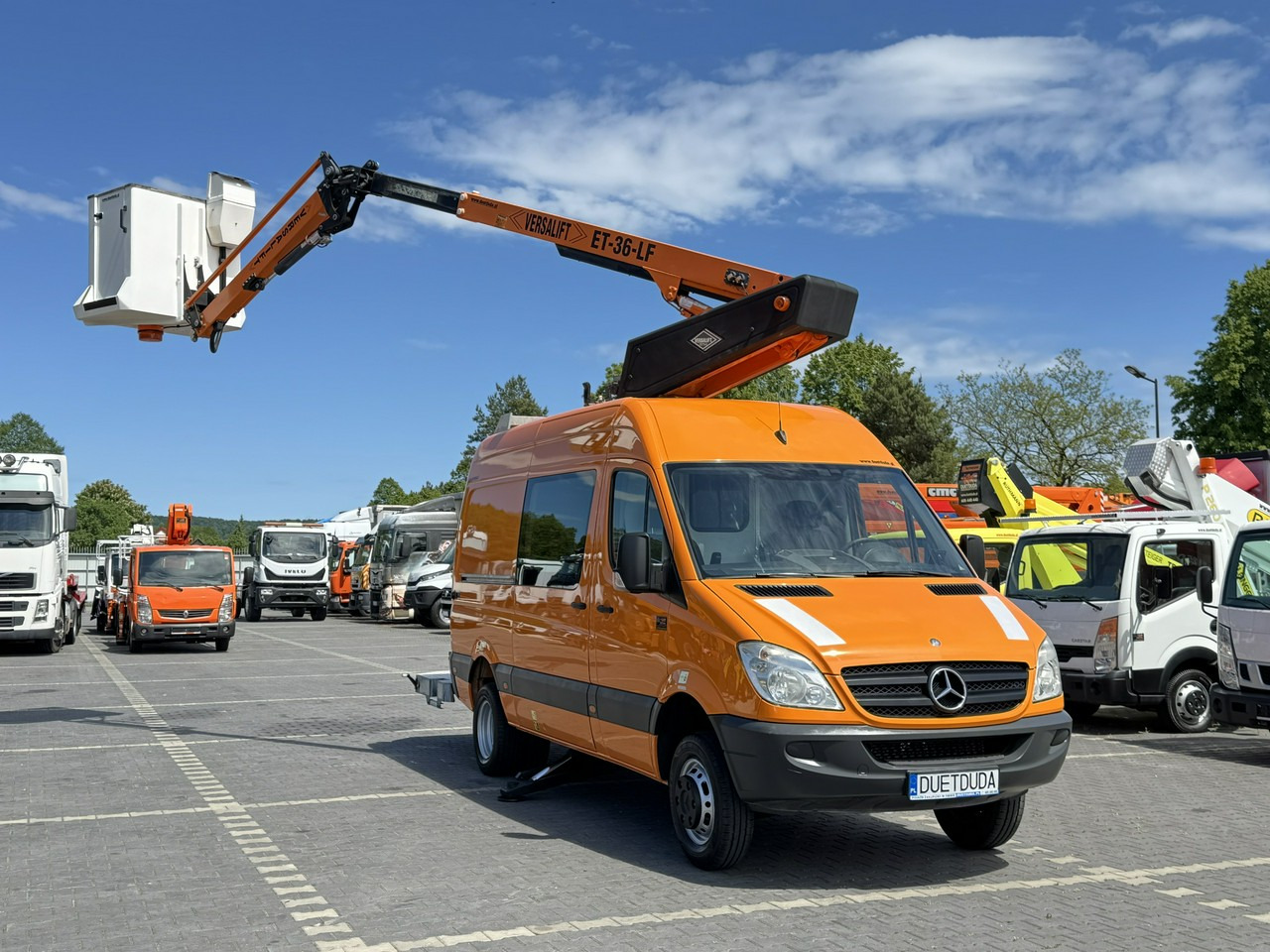 Mercedes Sprinter Zwyżka Podnośnik Koszowy VERSALIFT KLUBB ET-36-LF UDT - Platform udara yang dipasang di truk: gambar 3 Mercedes Sprinter Zwyżka Podnośnik Koszowy VERSALIFT KLUBB ET-36-LF UDT - Platform udara yang dipasang di truk: gambar 3