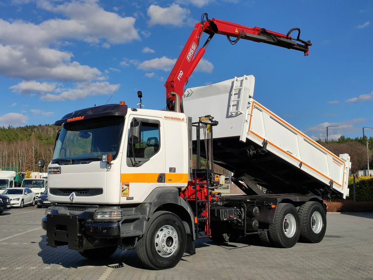 Renault Kerax 26.370 6x4 Mocny HDS FASSI F110 - Truk jungkit, Truk derek: gambar 1 Renault Kerax 26.370 6x4 Mocny HDS FASSI F110 - Truk jungkit, Truk derek: gambar 1