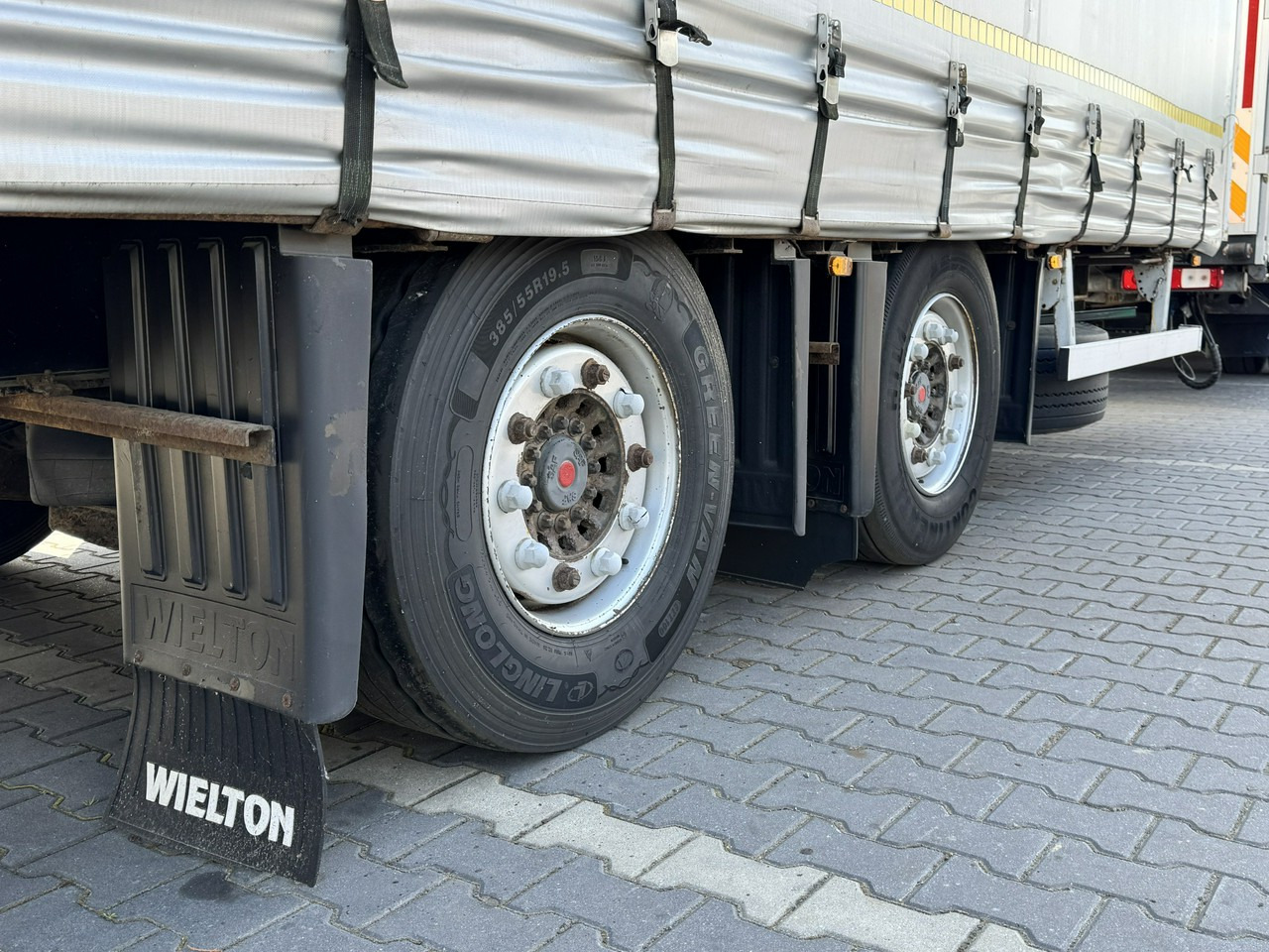 Truk dengan terpal samping Renault Premium 380 DXi Euro 5 Firana 19 Palet Dach Zsuwany 18ton DMC: gambar 27