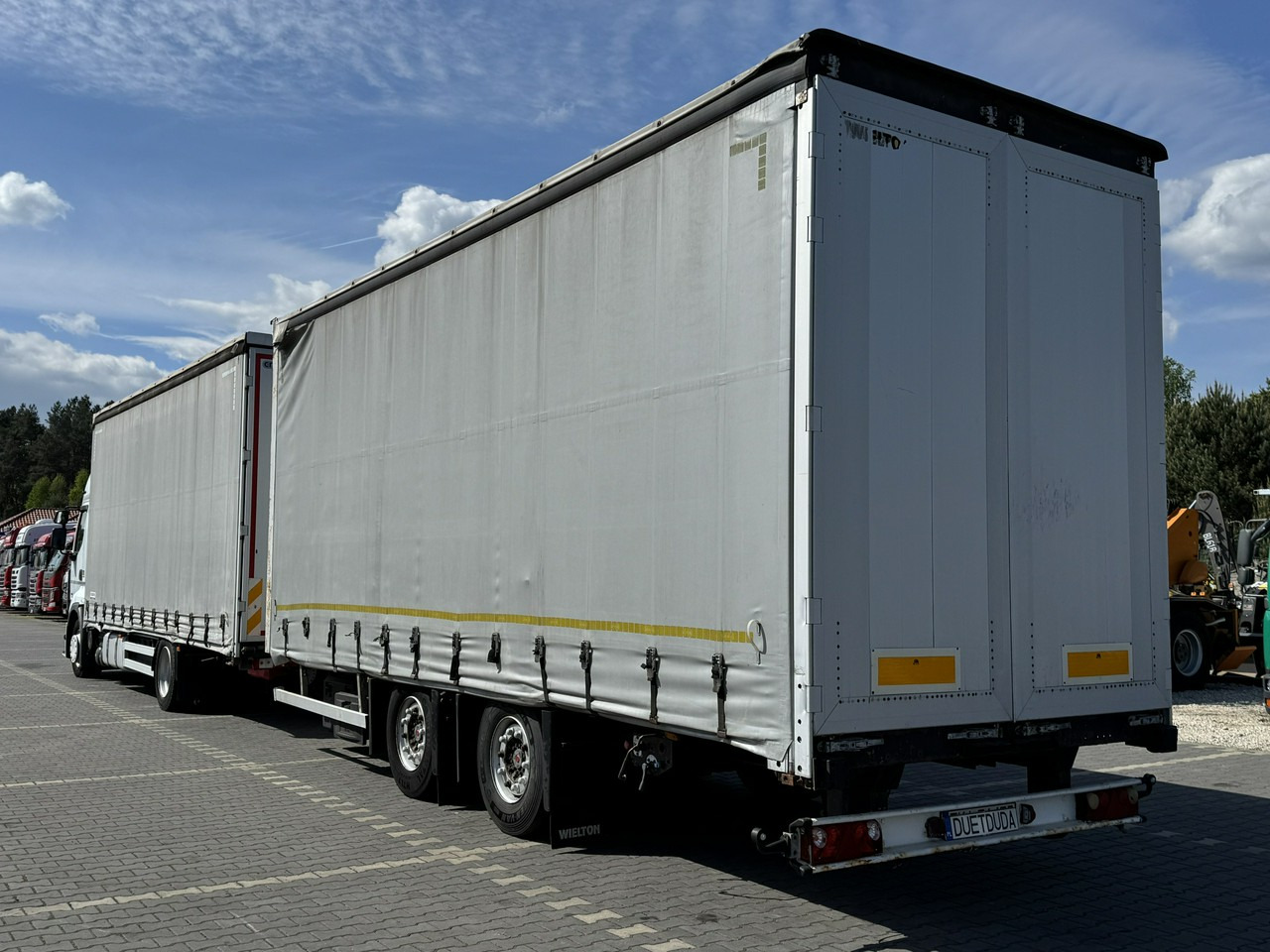 Truk dengan terpal samping Renault Premium 380 DXi Euro 5 Firana 19 Palet Dach Zsuwany 18ton DMC: gambar 23