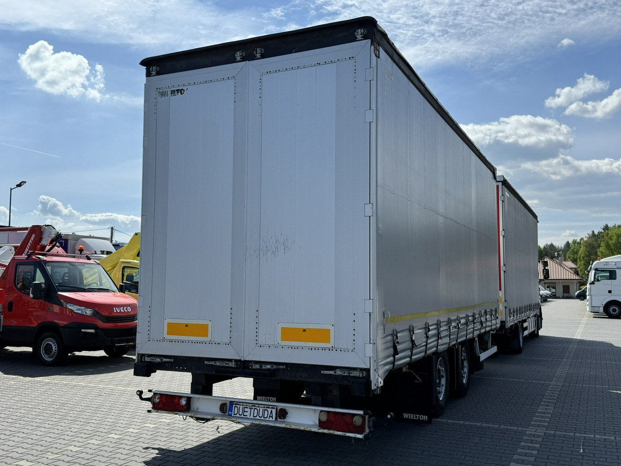 Truk dengan terpal samping Renault Premium 380 DXi Euro 5 Firana 19 Palet Dach Zsuwany 18ton DMC: gambar 26