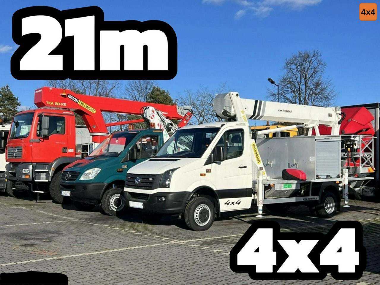 Volkswagen Crafter - Platform udara yang dipasang di truk: gambar 1 Volkswagen Crafter - Platform udara yang dipasang di truk: gambar 1