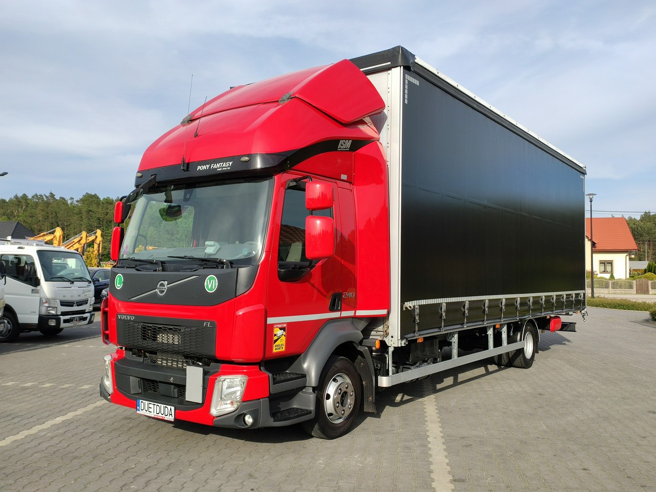 Volvo FL12.240 E6 Firana Tył Drzwi Dach Zsuwany Bogato Wyposażony !!! - Truk dengan terpal samping: gambar 2 Volvo FL12.240 E6 Firana Tył Drzwi Dach Zsuwany Bogato Wyposażony !!! - Truk dengan terpal samping: gambar 2