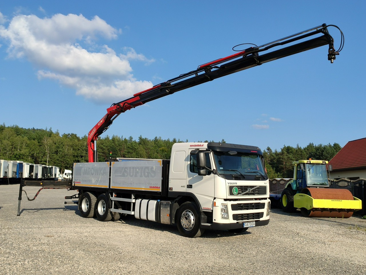 Volvo FM 440 6x4 HDS FASSI F170 Składany w Literę Z - Truk flatbed, Truk derek: gambar 1 Volvo FM 440 6x4 HDS FASSI F170 Składany w Literę Z - Truk flatbed, Truk derek: gambar 1