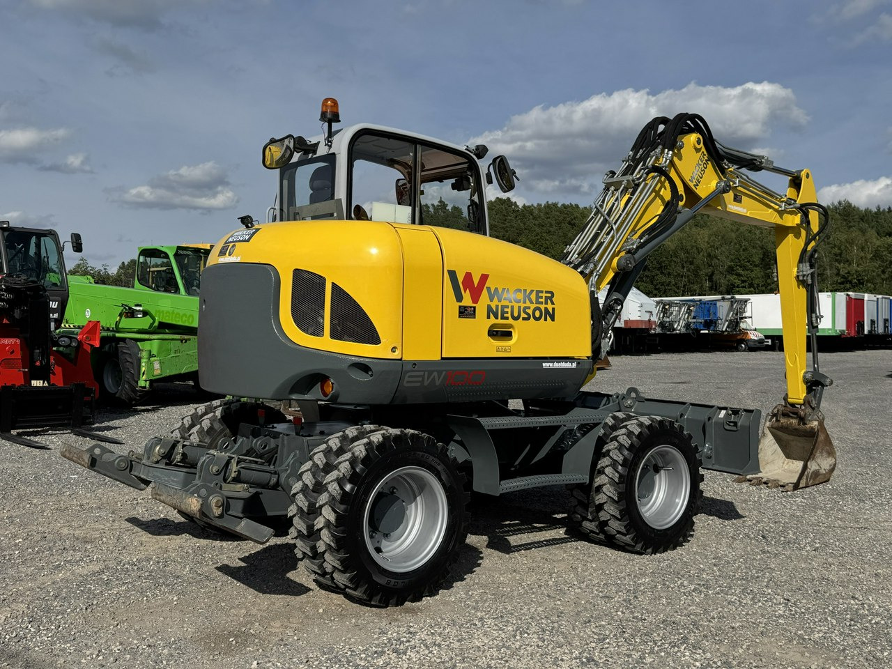 Wacker Neuson EW100 Pług + Podpory 10 ton Szybkozłącze Klimatyzacja - Ekskavator roda: gambar 2 Wacker Neuson EW100 Pług + Podpory 10 ton Szybkozłącze Klimatyzacja - Ekskavator roda: gambar 2
