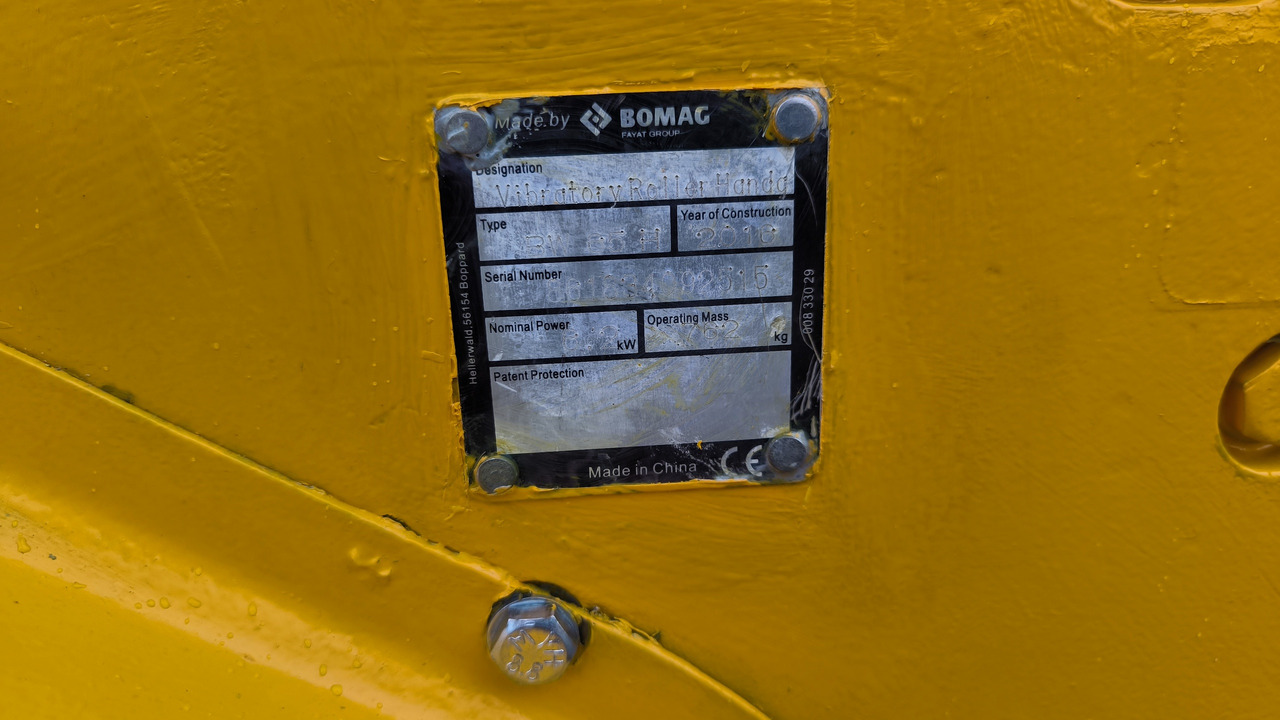 Roller mini BOMAG BW 65 H: gambar 6 Roller mini BOMAG BW 65 H: gambar 6