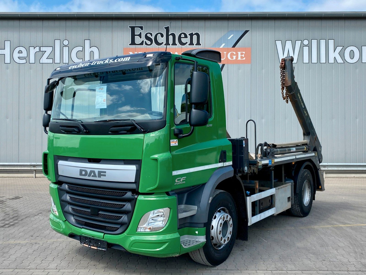 DAF CF 370 | MEILLER AK 12 Tele mit Funk*Klima*AHK - Truk jungkit: gambar 2 DAF CF 370 | MEILLER AK 12 Tele mit Funk*Klima*AHK - Truk jungkit: gambar 2