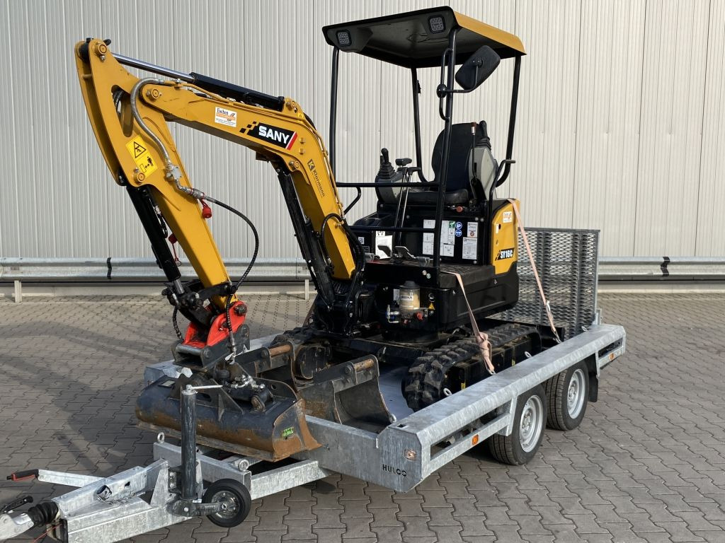 Hulco Anhänger Tieflader Minibagger Maschinen Rampen - Trailer low bed: gambar 2 Hulco Anhänger Tieflader Minibagger Maschinen Rampen - Trailer low bed: gambar 2