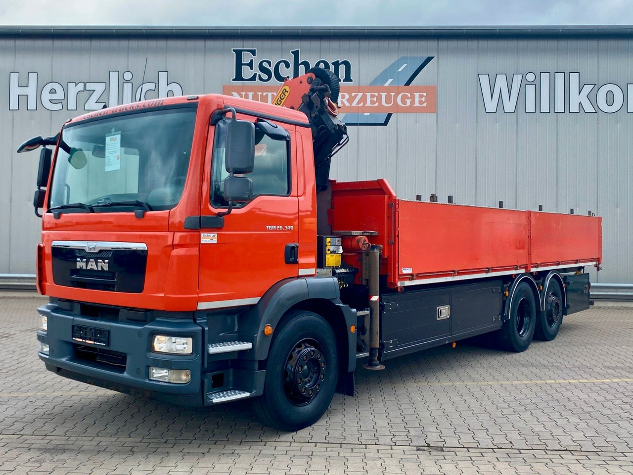 MAN TGM 26.340 6x2-4 LL | PK14002*Funk*Klima*1.Hand - Truk flatbed, Truk derek: gambar 2 MAN TGM 26.340 6x2-4 LL | PK14002*Funk*Klima*1.Hand - Truk flatbed, Truk derek: gambar 2