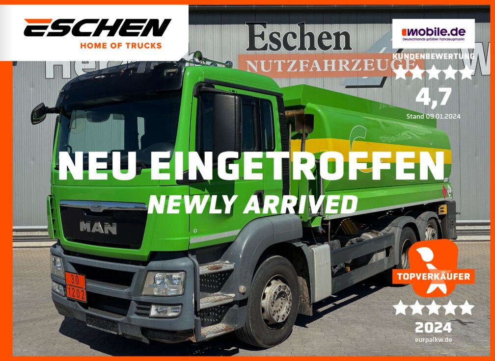 MAN TGS 26.400 / Lindner & Fischer Aufbau A3 - Truk tangki: gambar 1 MAN TGS 26.400 / Lindner & Fischer Aufbau A3 - Truk tangki: gambar 1