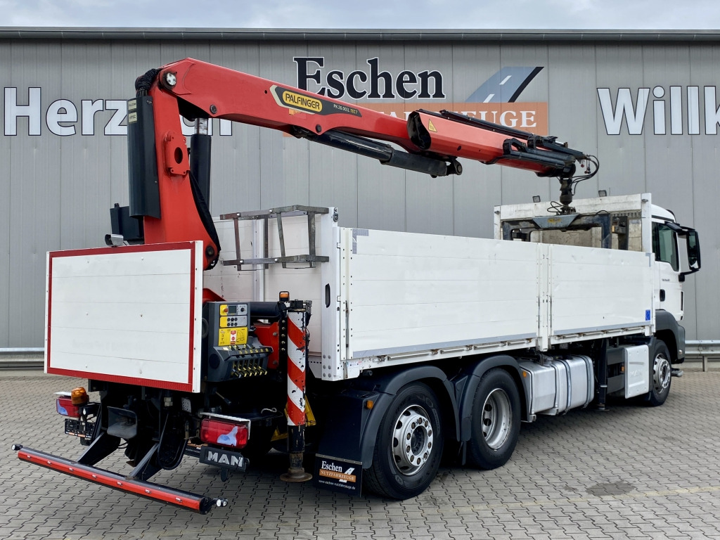 Truk flatbed, Truk derek MAN TGS 26.420 6x2-4 LL / Palfinger PK 26.001 L Tec Heckkran: gambar 6