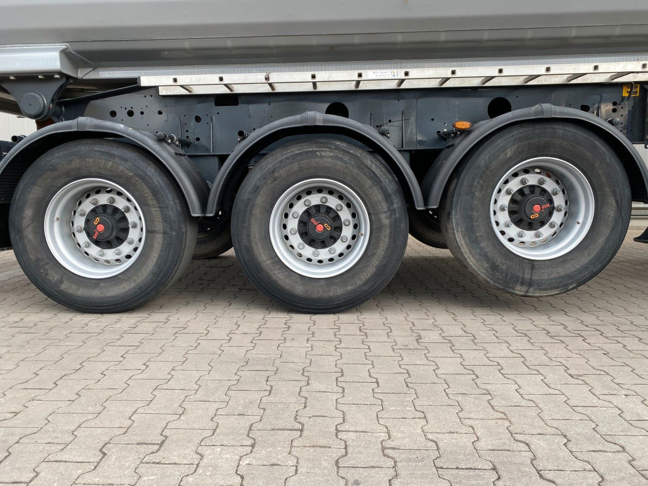 Semi-trailer jungkit Meiller MHPS 44.3-N I 25m³ Stahl*Luft/Lift*Plane*SAF: gambar 8