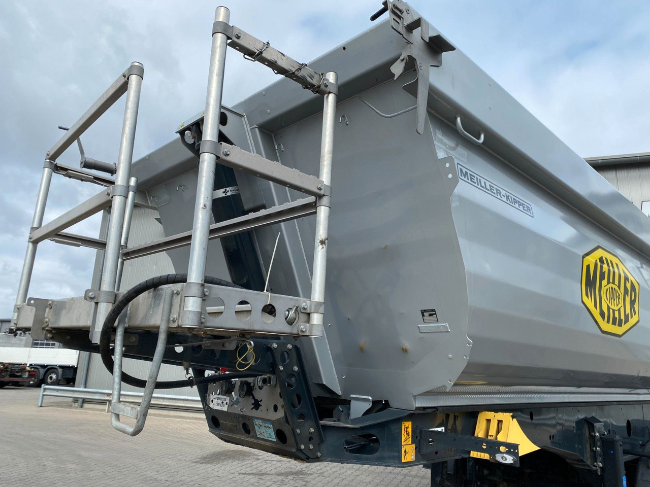 Semi-trailer jungkit Meiller MHPS 44.3-N I 25m³ Stahl*Luft/Lift*Plane*SAF: gambar 7