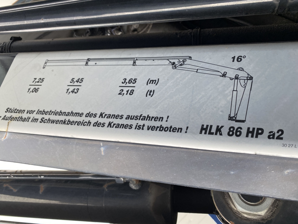 Mercedes-Benz 1224 L Atego / MKG-Faltkran - Truk flatbed, Truk derek: gambar 5 Mercedes-Benz 1224 L Atego / MKG-Faltkran - Truk flatbed, Truk derek: gambar 5