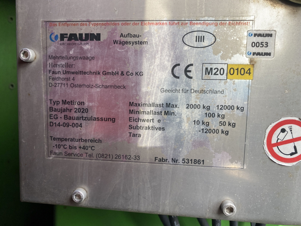 Mercedes-Benz 2533 L 6x2 - Truk sampah: gambar 4 Mercedes-Benz 2533 L 6x2 - Truk sampah: gambar 4