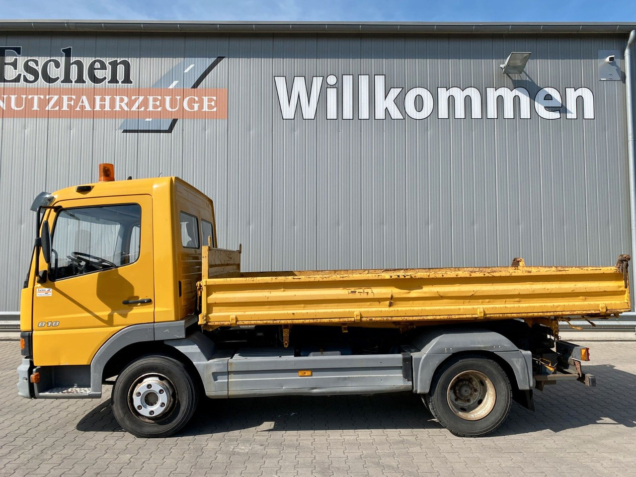 Mercedes-Benz 818 Atego | MEILLER*6-Gang manuell*AHK*Klima*ABS - Truk jungkit: gambar 3 Mercedes-Benz 818 Atego | MEILLER*6-Gang manuell*AHK*Klima*ABS - Truk jungkit: gambar 3