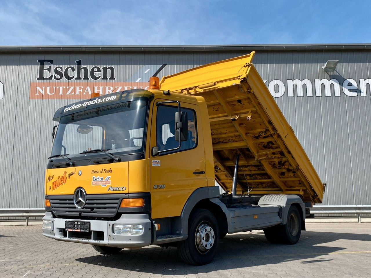 Mercedes-Benz 818 Atego | MEILLER*6-Gang manuell*AHK*Klima*ABS - Van jungkit: gambar 1 Mercedes-Benz 818 Atego | MEILLER*6-Gang manuell*AHK*Klima*ABS - Van jungkit: gambar 1