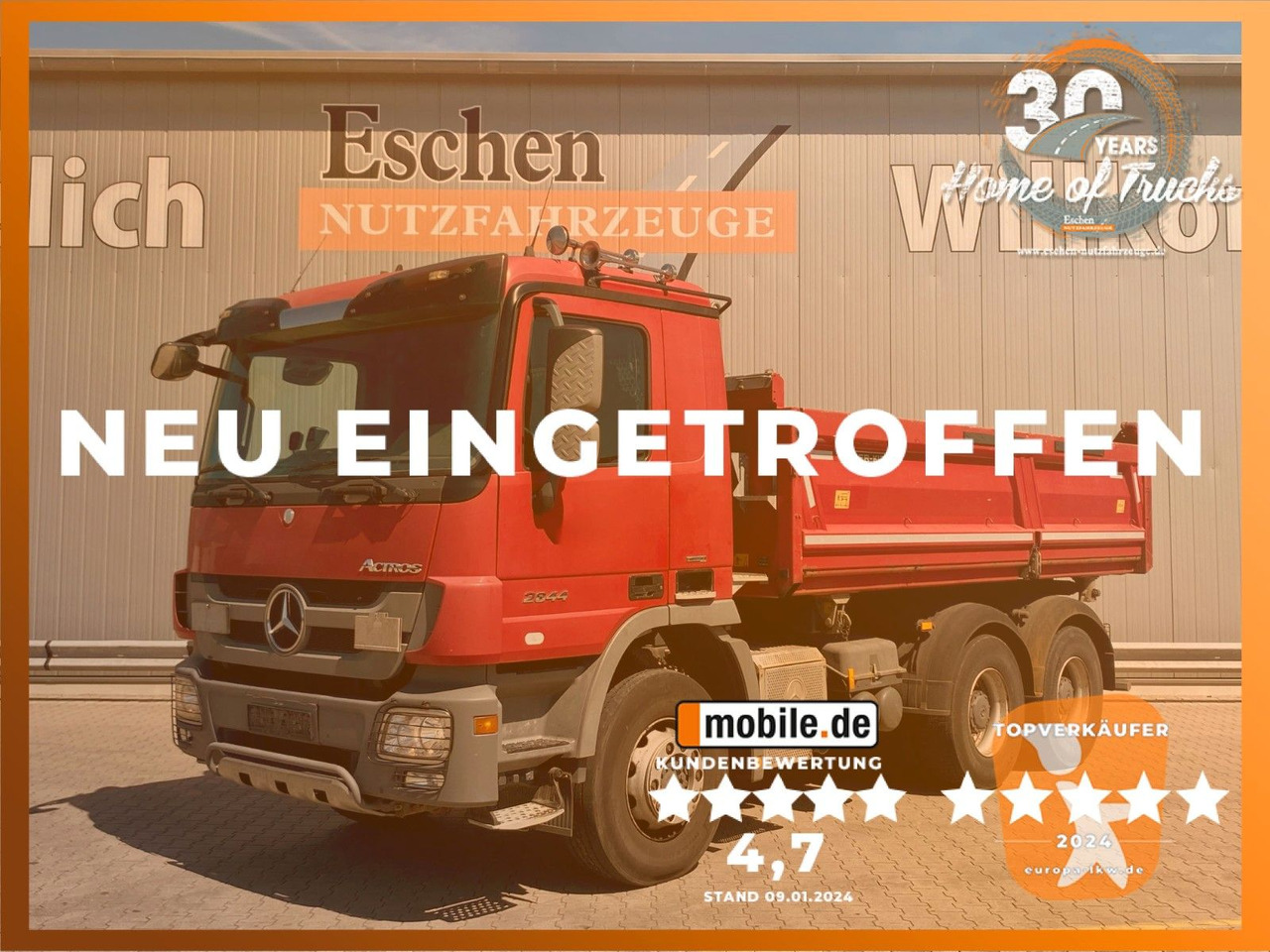 Mercedes-Benz Actros 2644 Original100TKM*MEILLER*Bordmatik*TOP - Truk jungkit: gambar 1 Mercedes-Benz Actros 2644 Original100TKM*MEILLER*Bordmatik*TOP - Truk jungkit: gambar 1