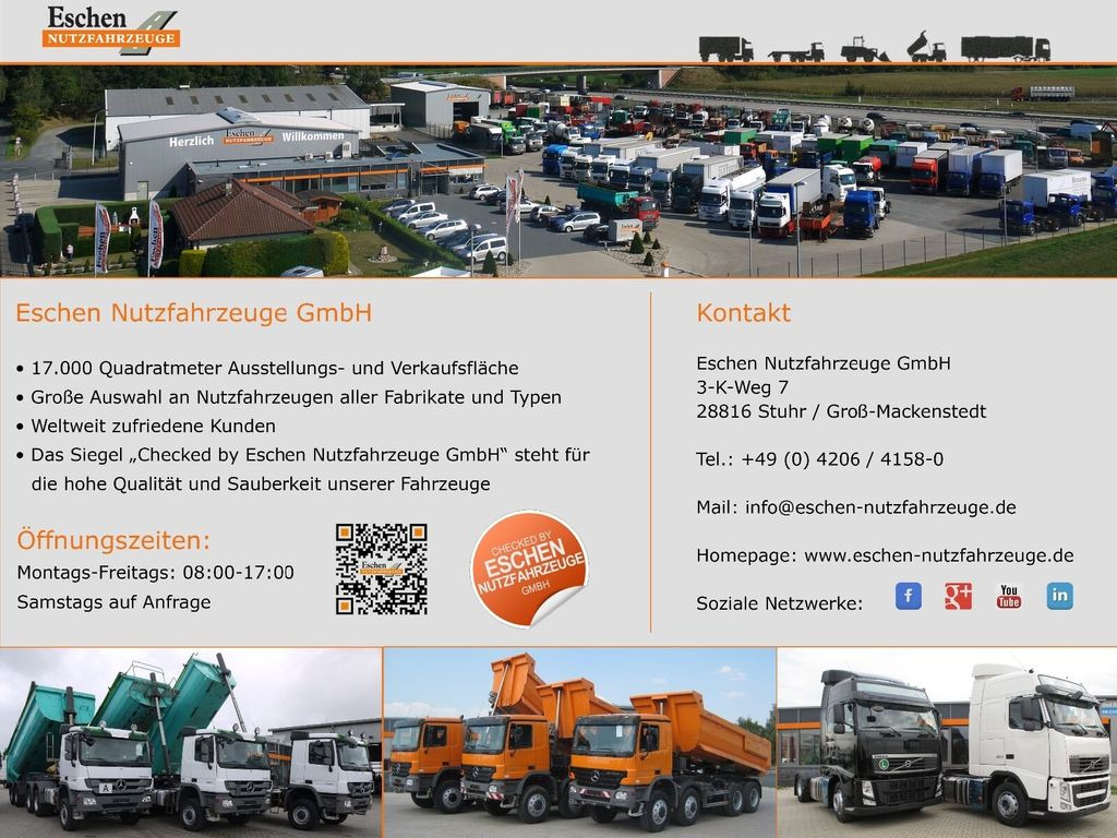 Semi-trailer jungkit Schwarzmüller Kippauflieger | Stahl 23m³*Luft-Lift*Schüttung: gambar 20