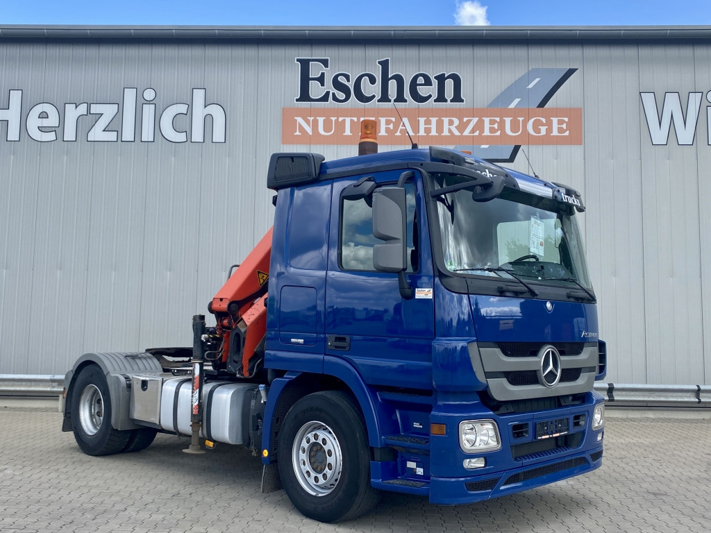 Tractor head Mercedes-Benz 1841 LS, Actros MP3 / Palfinger PK 18502-SHC: gambar 8
