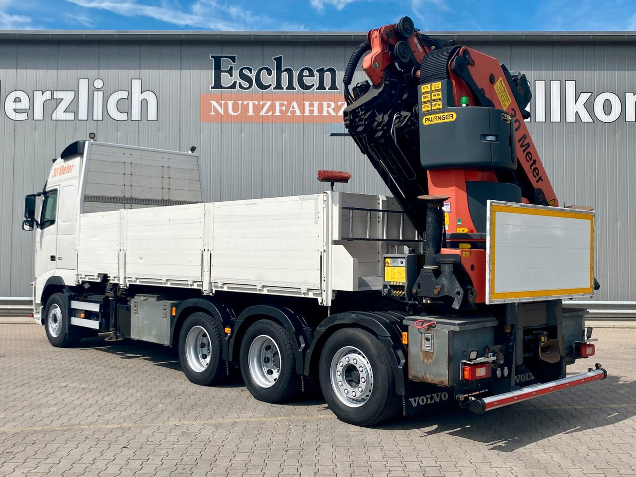 Volvo FH460 8x4 Palfinger PK53002SH+JIB+Seilwinde - Truk flatbed, Truk derek: gambar 3 Volvo FH460 8x4 Palfinger PK53002SH+JIB+Seilwinde - Truk flatbed, Truk derek: gambar 3