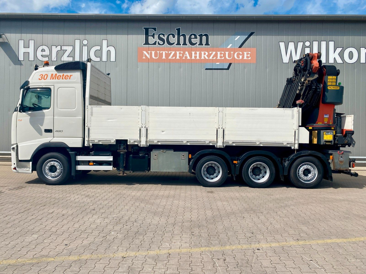 Volvo FH460 8x4 Palfinger PK53002SH+JIB+Seilwinde - Truk flatbed, Truk derek: gambar 2 Volvo FH460 8x4 Palfinger PK53002SH+JIB+Seilwinde - Truk flatbed, Truk derek: gambar 2