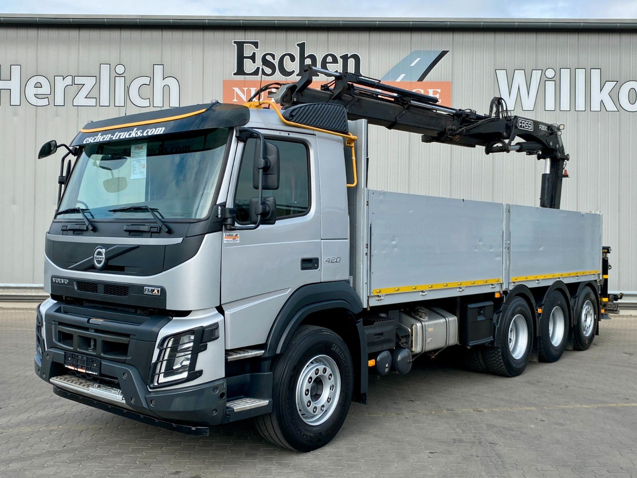 Volvo FMX 420 8x4 | Fassi F255AC2.24XE*FUNK*Fly-Jib*AC - Truk flatbed, Truk derek: gambar 2 Volvo FMX 420 8x4 | Fassi F255AC2.24XE*FUNK*Fly-Jib*AC - Truk flatbed, Truk derek: gambar 2