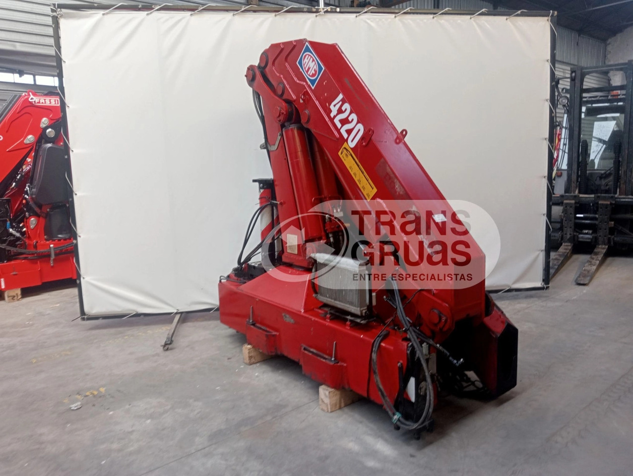 Grúa HMF 4220 K4 - Derek pemuat untuk Truk: gambar 5 Grúa HMF 4220 K4 - Derek pemuat untuk Truk: gambar 5