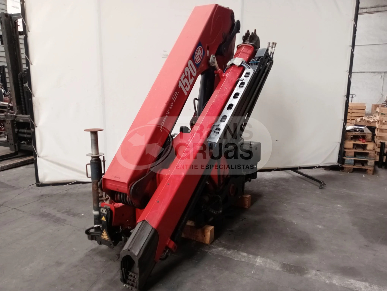 Grúa hidráulica HMF 1520 K4 - Derek pemuat: gambar 1 Grúa hidráulica HMF 1520 K4 - Derek pemuat: gambar 1