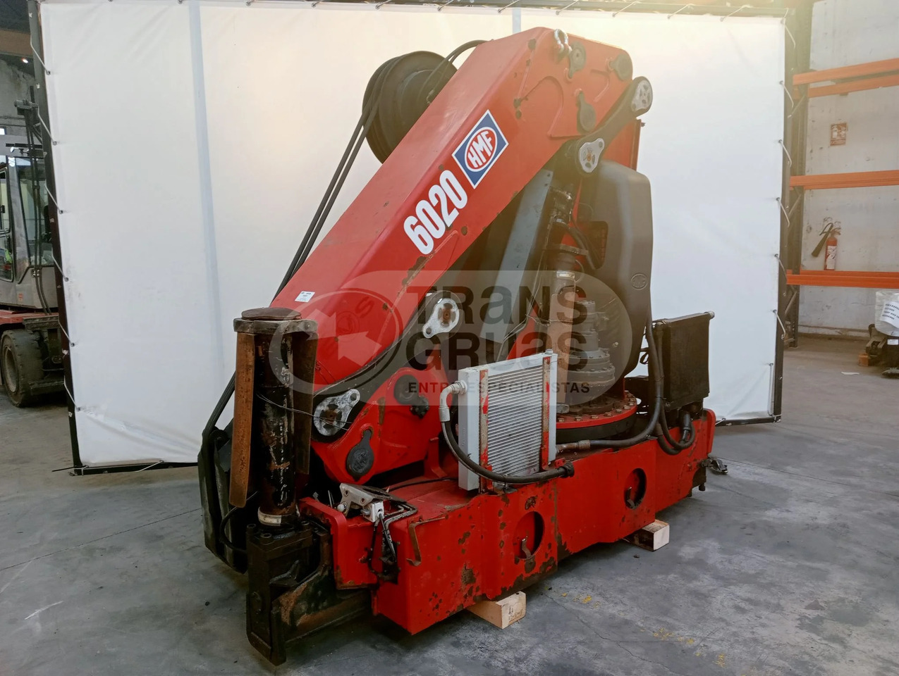 Grúa hidráulica HMF 6020 - Derek pemuat: gambar 4 Grúa hidráulica HMF 6020 - Derek pemuat: gambar 4