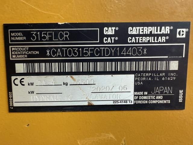Cat 315 F LCR - Ekskavator perayap: gambar 5 Cat 315 F LCR - Ekskavator perayap: gambar 5
