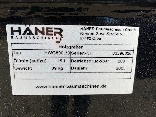 Häner HWG800.30 - Grapple: gambar 5 Häner HWG800.30 - Grapple: gambar 5