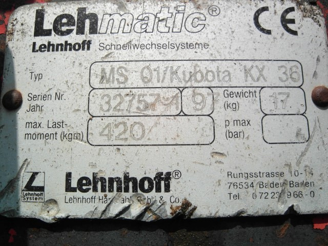 Lehnhoff MS 01 - Skrup cepat: gambar 5 Lehnhoff MS 01 - Skrup cepat: gambar 5