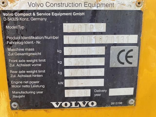 Volvo L 40 TP - Wheel loader: gambar 5 Volvo L 40 TP - Wheel loader: gambar 5
