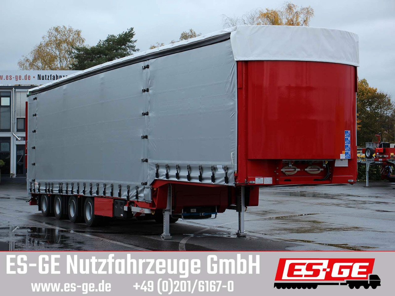Dinkel 4-Achs-Jumbotieflader - doppelte Rampen - Semi-trailer low bed: gambar 4 Dinkel 4-Achs-Jumbotieflader - doppelte Rampen - Semi-trailer low bed: gambar 4