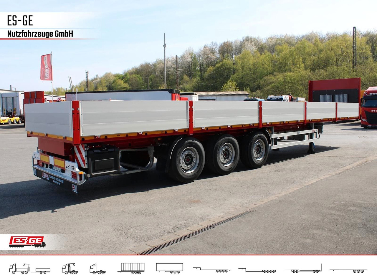 Semi-trailer flatbed ES-GE 3-Achs Sattelanhänger -Bordwände: gambar 9