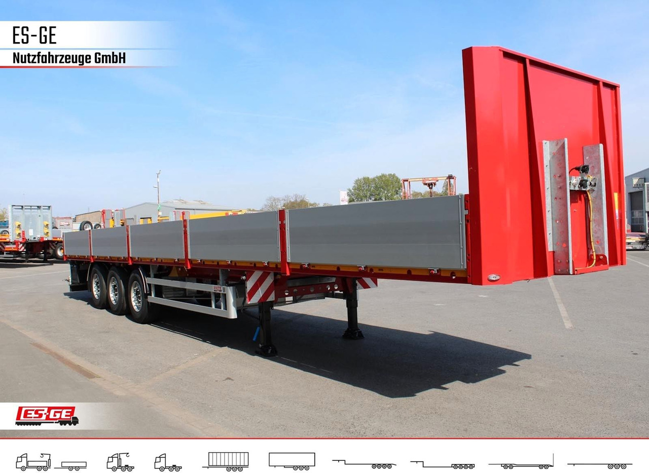 Semi-trailer flatbed ES-GE 3-Achs Sattelanhänger -Bordwände: gambar 10